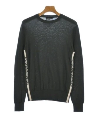 EMPORIO ARMANI Sweaters Charcoal grayxWhite S 2200565830052 - Image 1 of 4