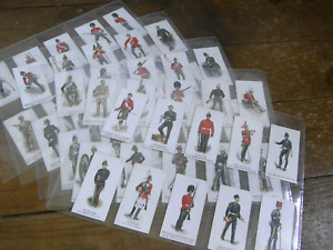 ORIGINAL SET OF FIFTY GALLAHER'S MILITARY CIGARETTE CARDS, BRIT & COLONIAL REG.