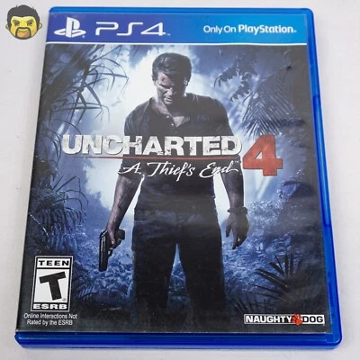 Uncharted 4 PS4 Game A Thiefs End CIB Sony PlayStation 4 Complete with Manual J - Image 1 of 4
