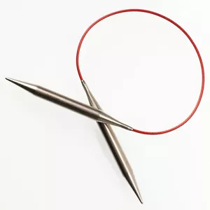 ChiaoGoo Stainless Steel Red Lace Circular Knitting Needles (All Sizes) - Picture 1 of 1