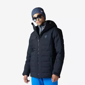 Rossignol Men's Puffy Ski Parka Black, Sz-S - Picture 1 of 12