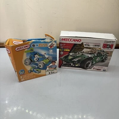 Meccano Roadster Cabriolet 18202 & Flexible Build & Play - Image 1 of 4