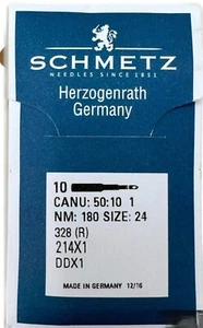 Schmetz 328R 214X, DDX1 Extra Heavy Duty Neeldes - Picture 1 of 1