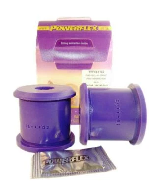 Kit 2 Boccole Silent Block Posteriori Braccio Anteriore Powerflex Ford Fiesta VI - Imagen 1 de 3