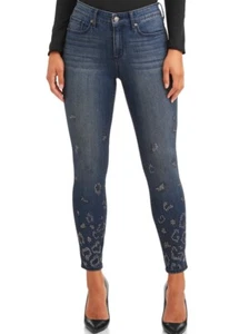 Sofia Vergara Women Mid Rise Skinny Ankle Blue Jeans SZ 12 NWT - Picture 1 of 11