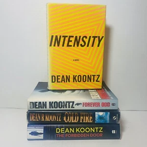 Dean Koontz Crime Suspense Bundle-Intensity-Forever odd-Cold Fire-Forbidden Door - Picture 1 of 16