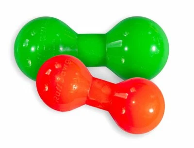 "Ruff Dawg Big Dawg Barbell Dog Toy - Indestructible, Assorted Colors" - Image 1 of 2