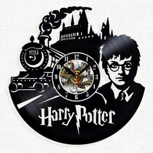 Harry Potter Vinyl Wall Clock Gift Birthday Holiday Art Home Room Decor Design - Picture 1 of 3