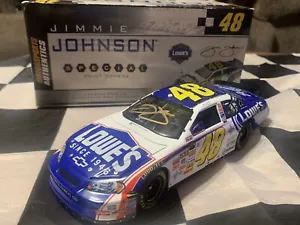 2006 Jimmie Johnson Autographed #48 Lowes Birthday 60th Anniversary 1/24 - Picture 1 of 7
