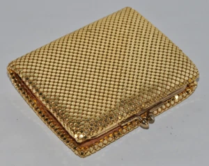 Vintage Park Lane Gold Mesh Chain Clutch Handbags Purse - 80’s Retro Glam - Picture 1 of 12