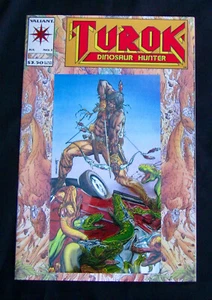 TUROK: DINOSAUR HUNTER #1C — Embossed Chromium Cover (Valiant 1993) 9.4 NM - Picture 1 of 4