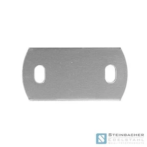 Placa de anclaje de acero inoxidable V2A 120 x 60 mm brida redonda placa base placa #1 - Imagen 1 de 2