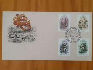 Australian Stamps First Day Cover 20 May 1981 The Gold Rush Era FREEPOST IN AUST - Bild 1 von 1