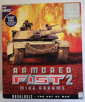 Armored Fist 2 Abrams Tank Simulator, 1997, Big Box US Retail Edition Sealed/New - Image 1 of 4