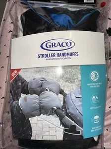 GRACO STROLLER HANDMUFFS GLOVES NEW QUICK SNAP OPEN ATTACHMENT RAIN SNOW WIND - Picture 1 of 2
