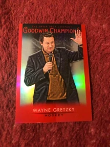 2021 UD Goodwin Champions Red Wayne Gretzky Edmonton Oilers Rangers Blues Kings - Picture 1 of 1