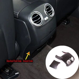 Wood Grain Rear Air Outlet Frame Anti Kick Protect Cover For Benz GLC 2016-2020 - Picture 1 of 8