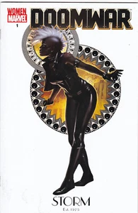 DOOMWAR #1 NEAR MINT Djurdjevic WOMEN OF MARVEL STORM X-MEN VARIANT COVER 2010🔥 - Picture 1 of 4