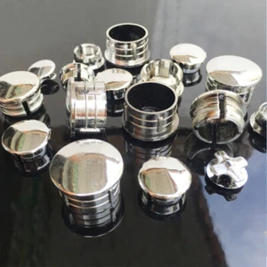 Electroplated Plastic Hole Plugs Blanking Finishing Inserts End Cap Cover Round - Picture 1 of 10