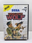 Opération Wolf Sega Master System Sans Notice Pal