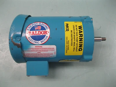 Baldor JM3107 Industrial 3-Phase 1/2 HP 3450 RPM Motor D13 - Image 1 of 4