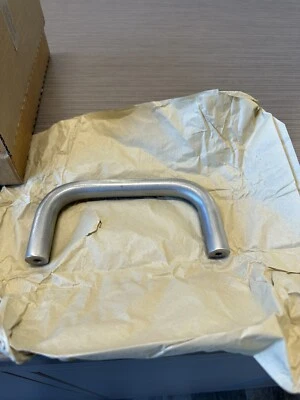 Hager 3E US32D Round Wrought Door Pull, 3/4” Diameter , 6” CTC