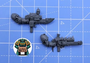 Warhammer 40K Caos Space Marines Signore In Terminator Armatura Storm Bolters - Foto 1 di 2