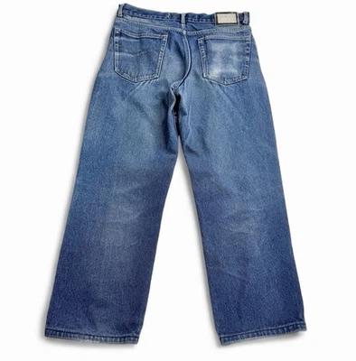 Jeans Versace Couture Azul Denim Pierna Recta Talla 34 x 30 HECHOS EN ITALIA Foto 1 de 4