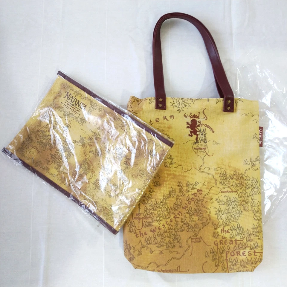 ¡Raro! Bolso de Mano Mapa Narnia Cubierta de Libro El León la Bruja Disney Japón Película 2005 Foto 1 de 4