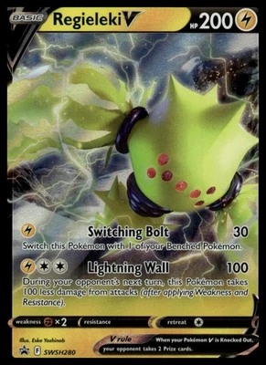 SWSH: Sword & Shield Promo Cards #SWSH280 Regieleki V - Image 1 of 2