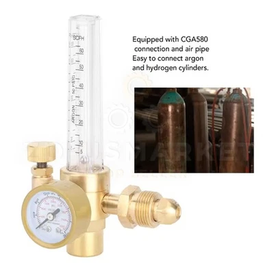 Mig Tig Flow Meter Regulator Argon CO2 Gas Welder Welding Weld Regulator Gauge - Image 1 of 4