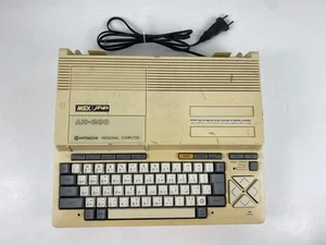 Computadora personal Hitachi MSX AH-200 sakhr صخر árabe e inglés de colección RARA - Imagen 1 de 23