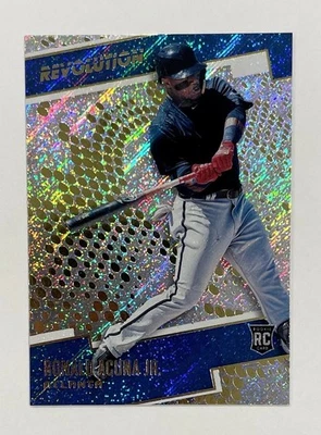 2018 Panini Revolution Rapture Ronald Acuña Jr. #22 Rookie RC Atlanta Braves Foto 1 de 2