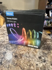 Govee RGBIC Basic LED Strip Light 49.2FT - New / Open Box / Tested / Working - Picture 1 of 9