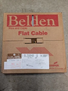 NOS Belden 9L28040 Flat Cable 100ft Roll T-29049 30.4 Meters - Picture 1 of 6
