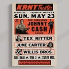 Johnny Cash KRNT Theater 1966 Concert Poster Framed or 3 Print Options NEW EXCL.