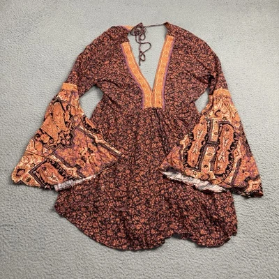 Mameluco Free People para mujer mediano Once Upon a Summertime floral manga campana boho Foto 1 de 4