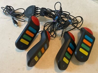 Buzz! Controller nur für Playstation 2 3 Quiz Spiel USB Trivia Buzzers Only - Bild 1 von 4