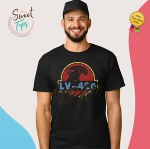ALIEN LV-426 MALE ADULTS BLACK SHORT SLEEVE T SHIRT | NOVELTY | GIFT - Picture 1 of 2