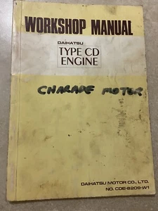 Daihatsu Type CD Engine Workshop Manual - Picture 1 of 4