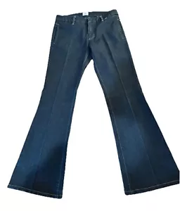 Calvin Klein Pants Women Sz 3 Blue Jeans Denim Flared Low Rise Cotton 28x31 - Picture 1 of 15