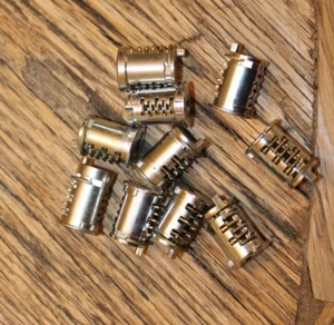 Lot of 10 Herman Miller Lock Cylinder Lock With NO KEYS - Picture 1 of 4