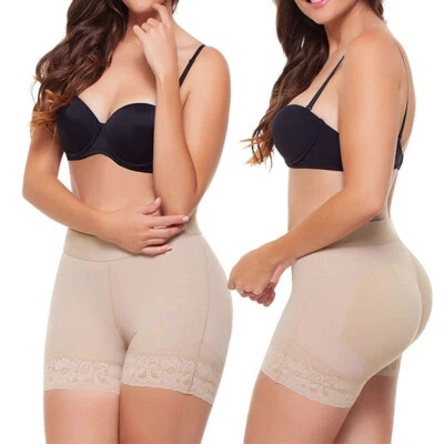 Fajas Colombiana Levanta Cola Cintura Alta Control Abdomen Levantador de Glúteos Botín Mejorar Foto 1 de 4