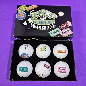 Wrigley's Juicy Fruit Eclipse Gum Logo 6 Golf Ball set 2005 New Product Launch - Picture 1 of 10
