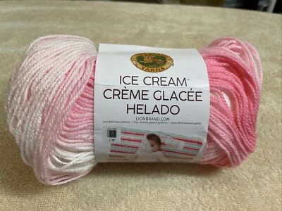 Lion Brand Ice Cream 923-207 Strawberry 3.5oz 100 Acrylic Yarn - Image 1 of 4