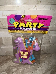 Unique Multicolor 8ct. Dinosaurs Party Favors Bookmarks - Picture 1 of 2