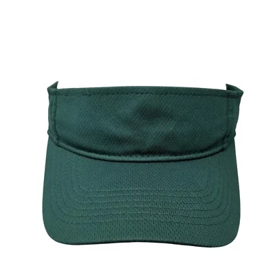 Sombrero parasol de golf Sport-Tek verde talla única ajustable ligero en blanco Foto 1 de 4