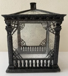 Rare Christopher Radko Halloween Spider Web Gazebo Ornament Display Case - Picture 1 of 11