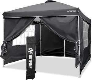 Canopy 10'X10' Pop up Commercial Instant Gazebo Tent, Fully Waterproof, Outdoor - Picture 1 of 6