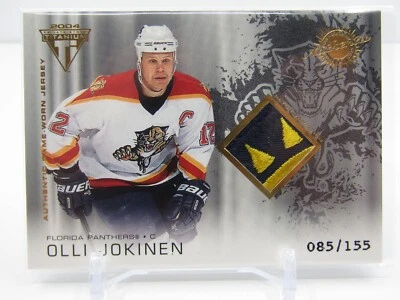 OLLI JOKINEN 2004 PRIVATE STOCK TITANIUM GAME-WORN PATCH VARIATION #85/155 - Image 1 of 2
